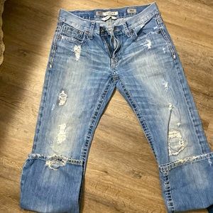 Mens, BKE Denim jeans (bootleg style)